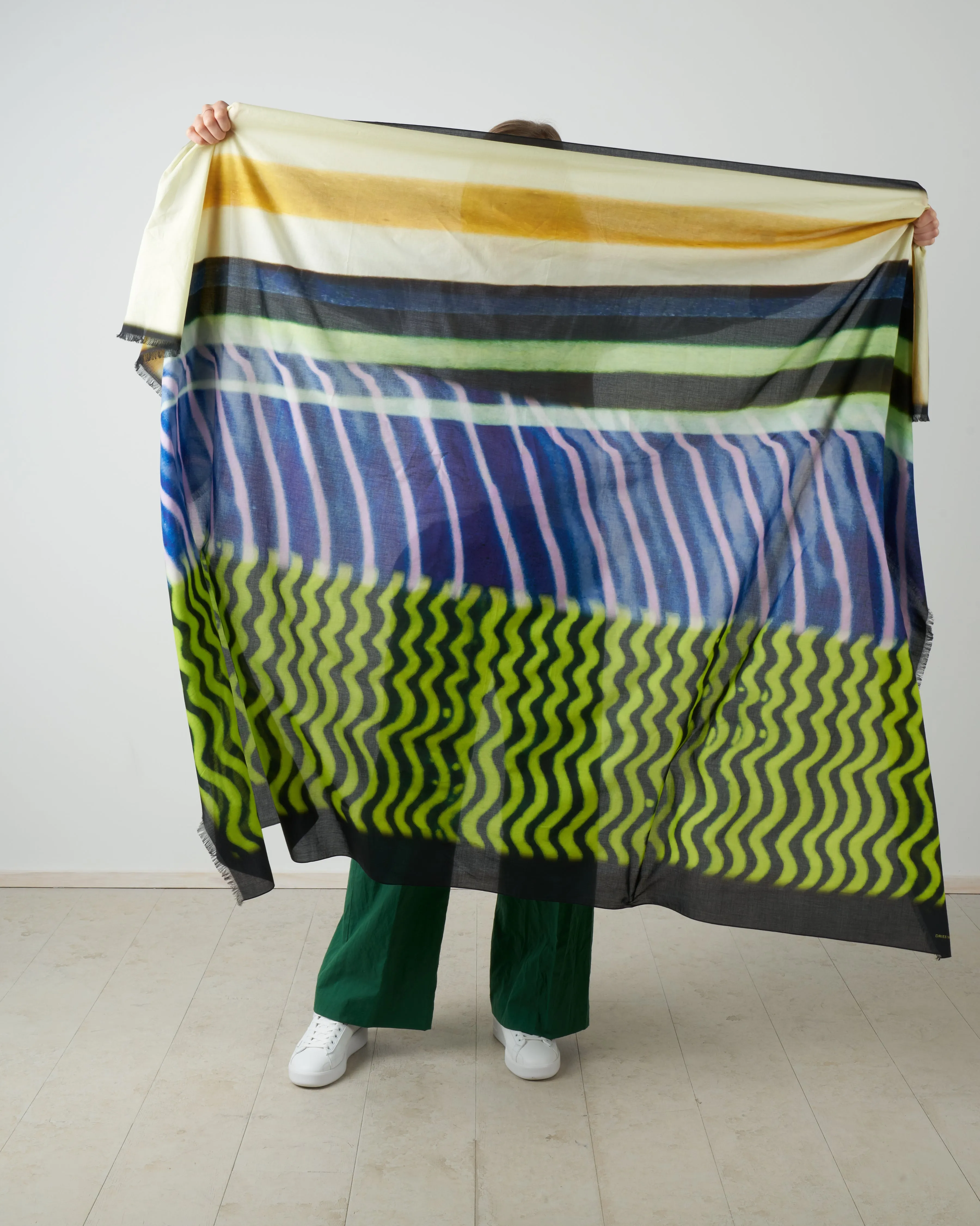 fizzle scarf - yellow