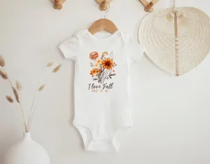 Floral Autumn Baby Bodysuit