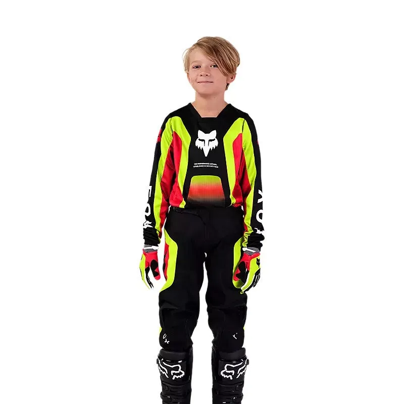 FOX YOUTH 180 BALLAST PANTS [BLACK/RED]