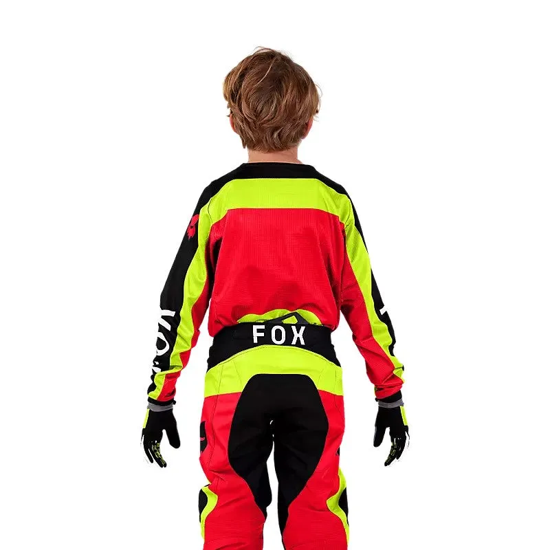 FOX YOUTH 180 BALLAST PANTS [BLACK/RED]