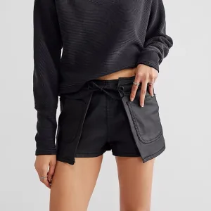 FREE PEOPLE Billie Coated Short