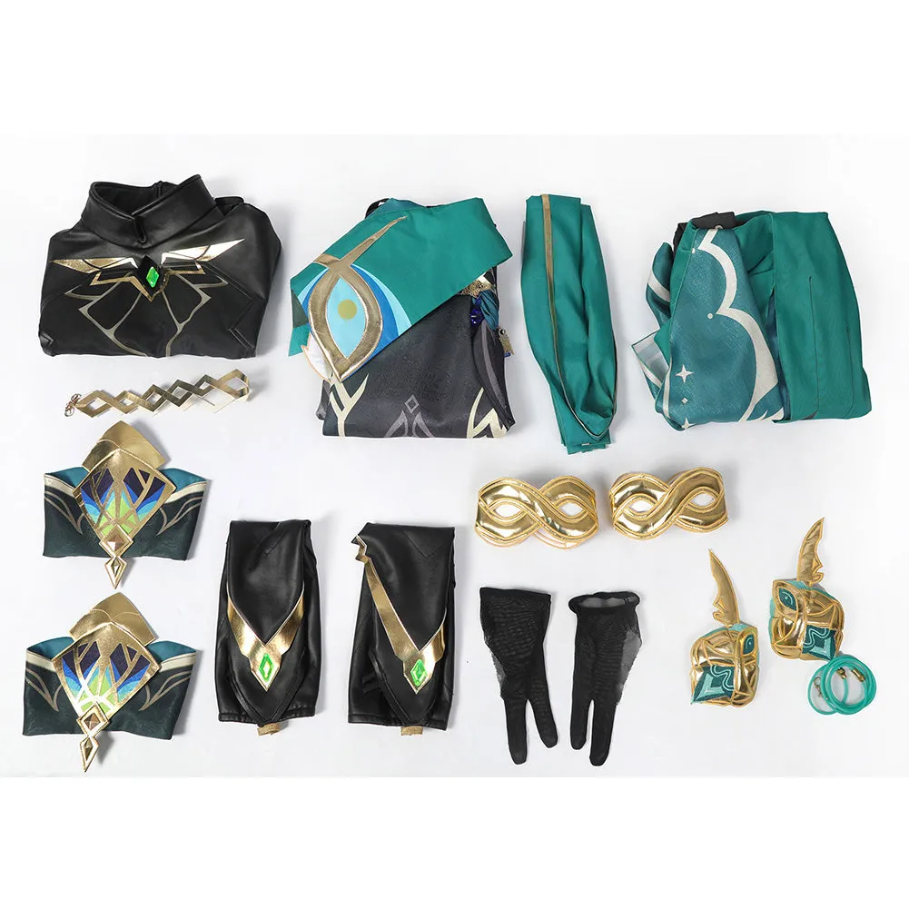Genshin Impact Al Haitham Cosplay Costume Outfits Halloween Carnival Suit