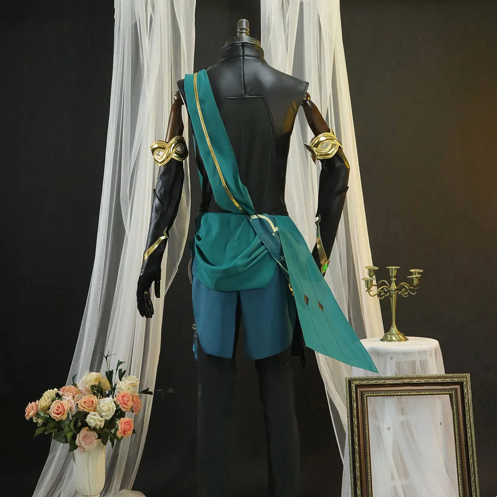 Genshin Impact Al Haitham Cosplay Costume Outfits Halloween Carnival Suit