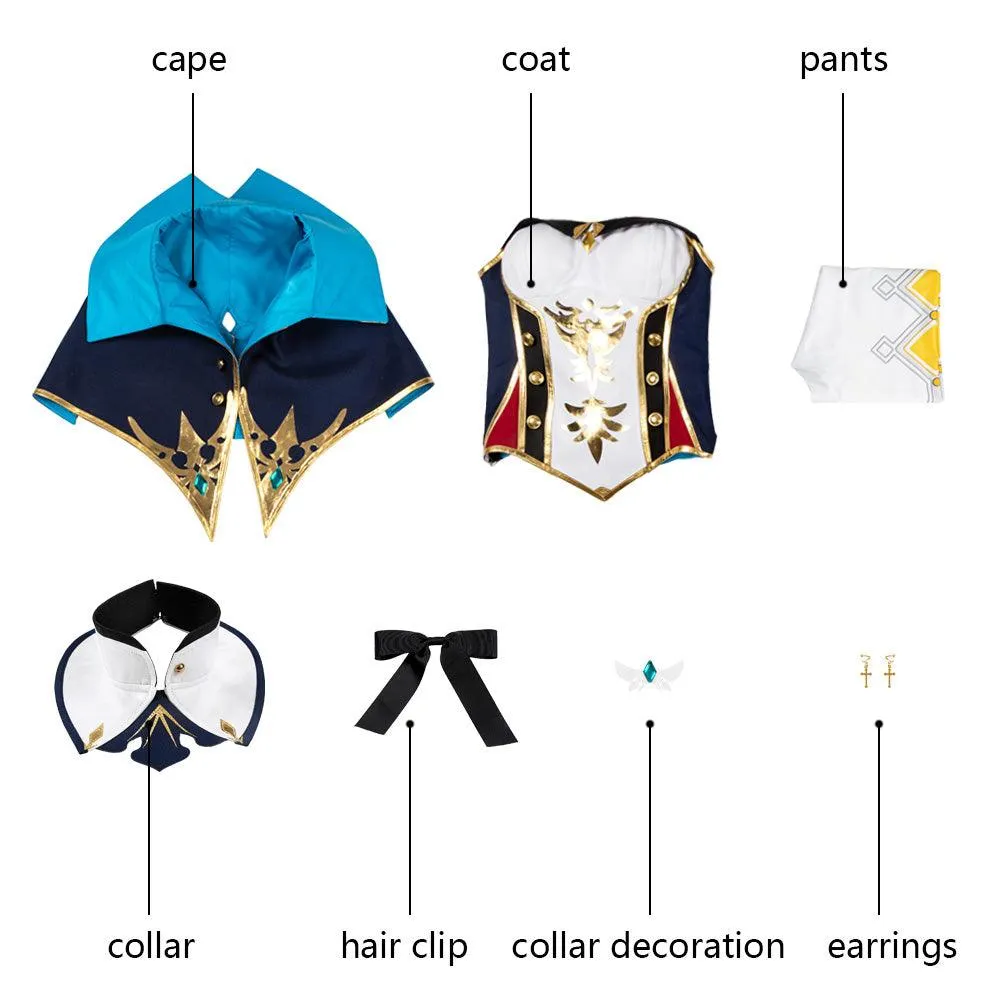 Genshin Impact JEAN Qin Cosplay Costume