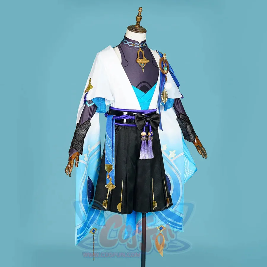 Genshin Impact Scaramouche Wanderer Cosplay Costume C07569  A