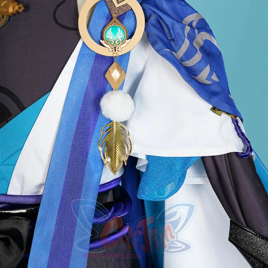 Genshin Impact Scaramouche Wanderer Cosplay Costume C07569  A