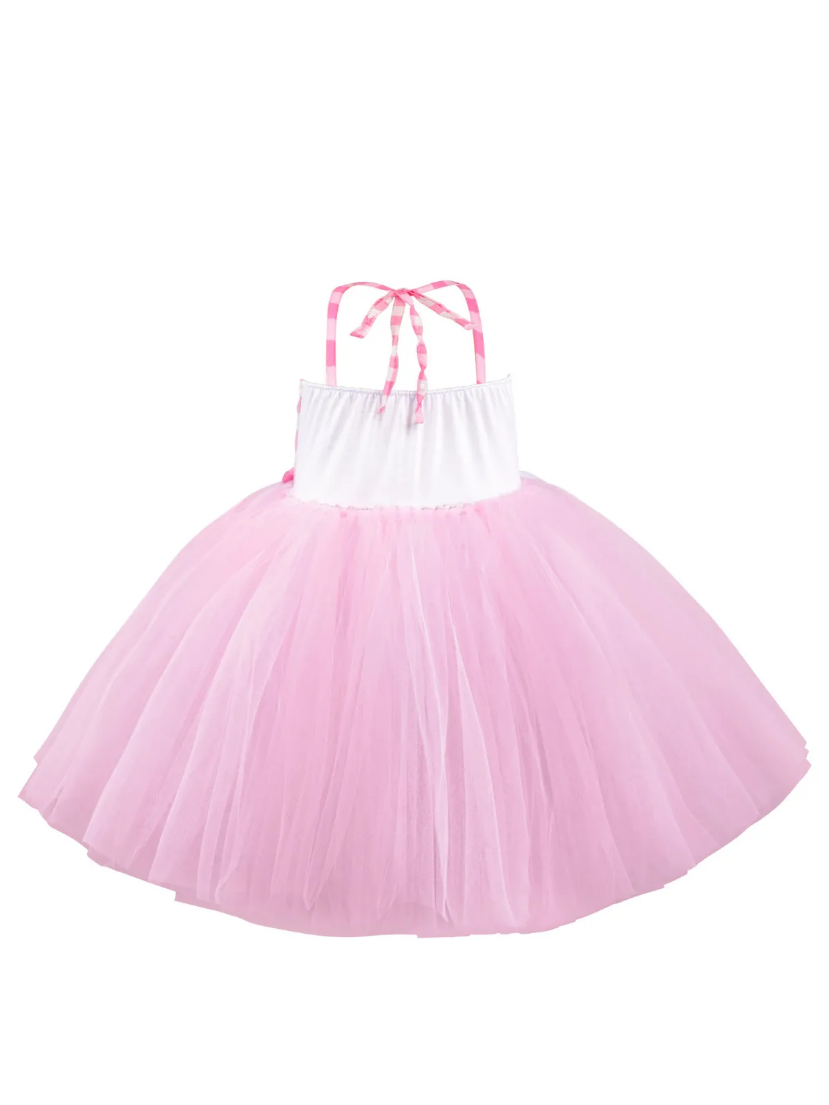 Girls All Dolled Up Gingham Barbiecore Tutu Set Costume
