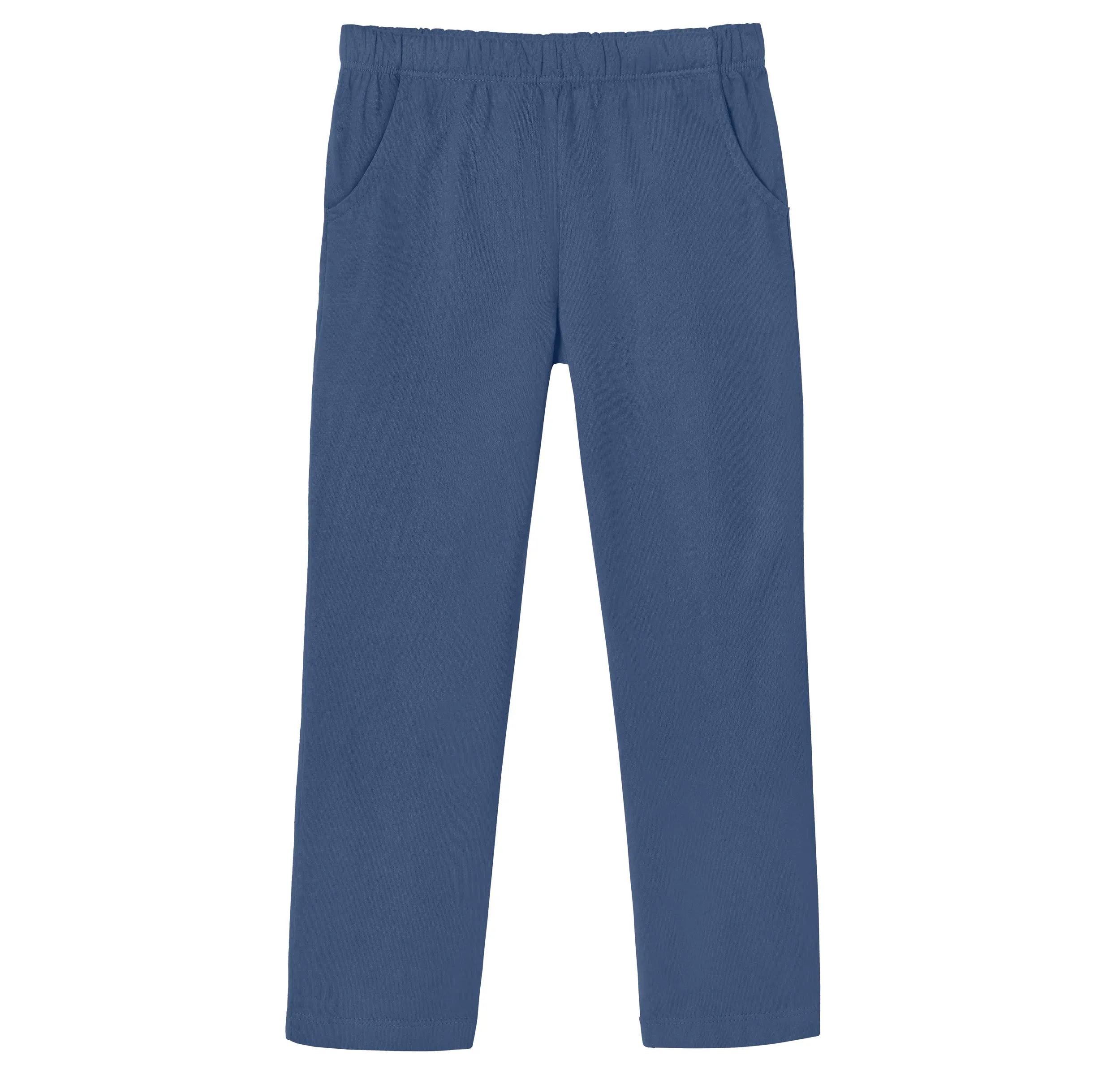 Girls Soft Cotton UPF 50  Jersey Pocket Pants | Smurf