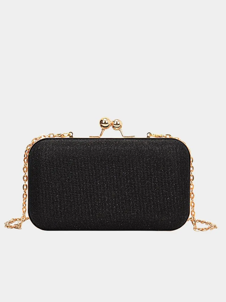 Glitter Chain Box Evening Clutch Bag MNBF094