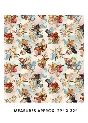 Gone Country by Benartex - Western Motifs Multi by the yard 3485