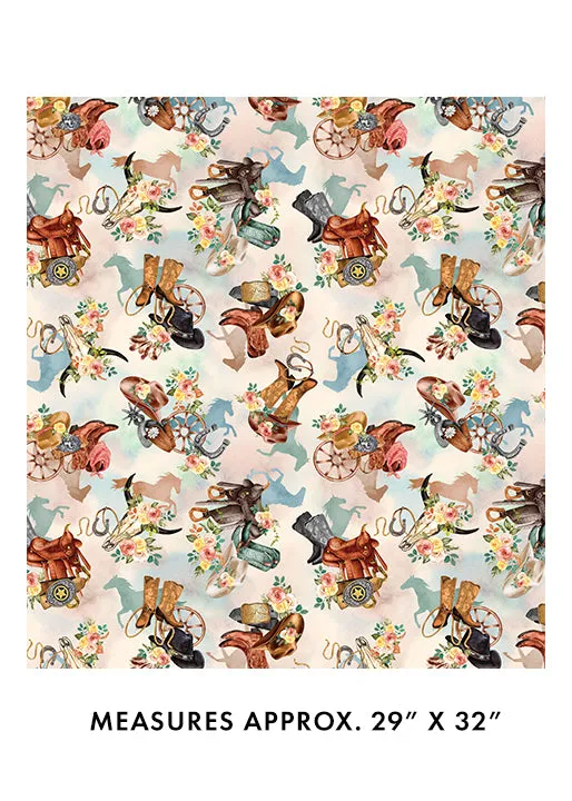 Gone Country by Benartex - Western Motifs Multi by the yard 3485