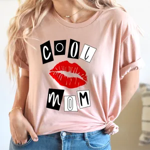 Graphic T-Shirts Cool Mom Lips Tee