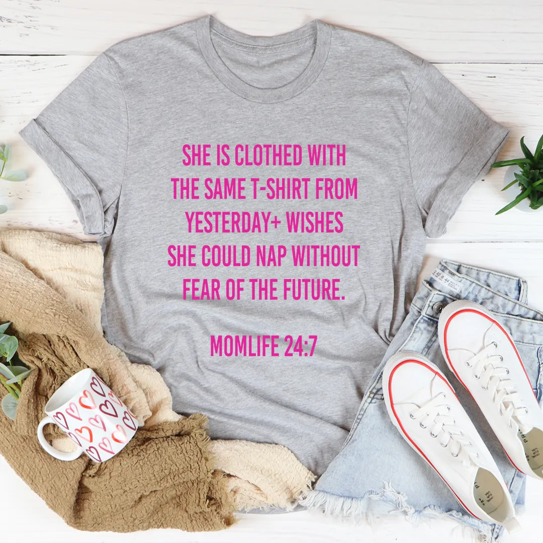 Graphic T-Shirts Mom Life 24/7 Tee