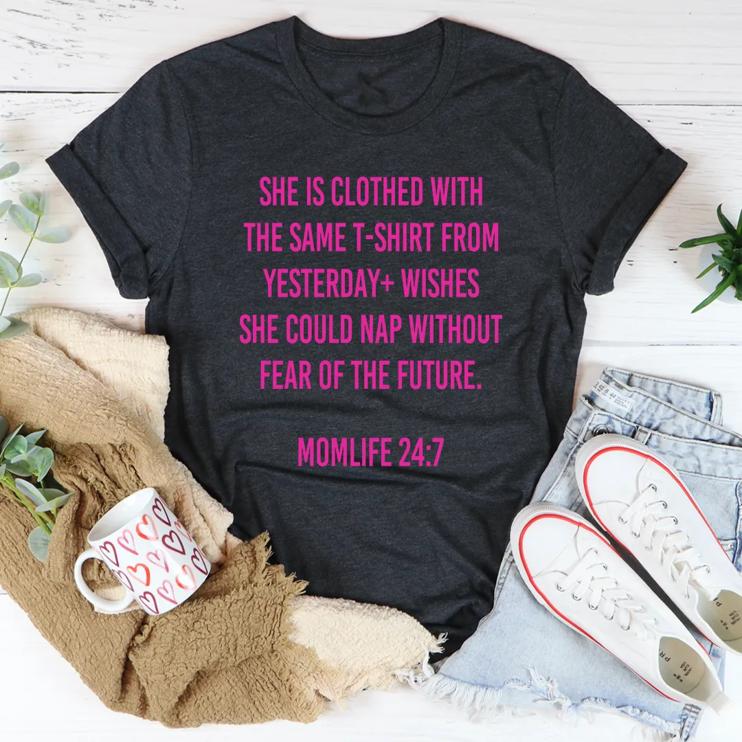 Graphic T-Shirts Mom Life 24/7 Tee