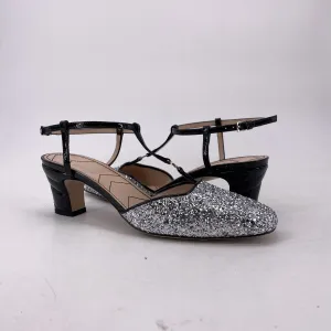 Gucci Heels "Marmont Glitter Patent"  New Size 36.5