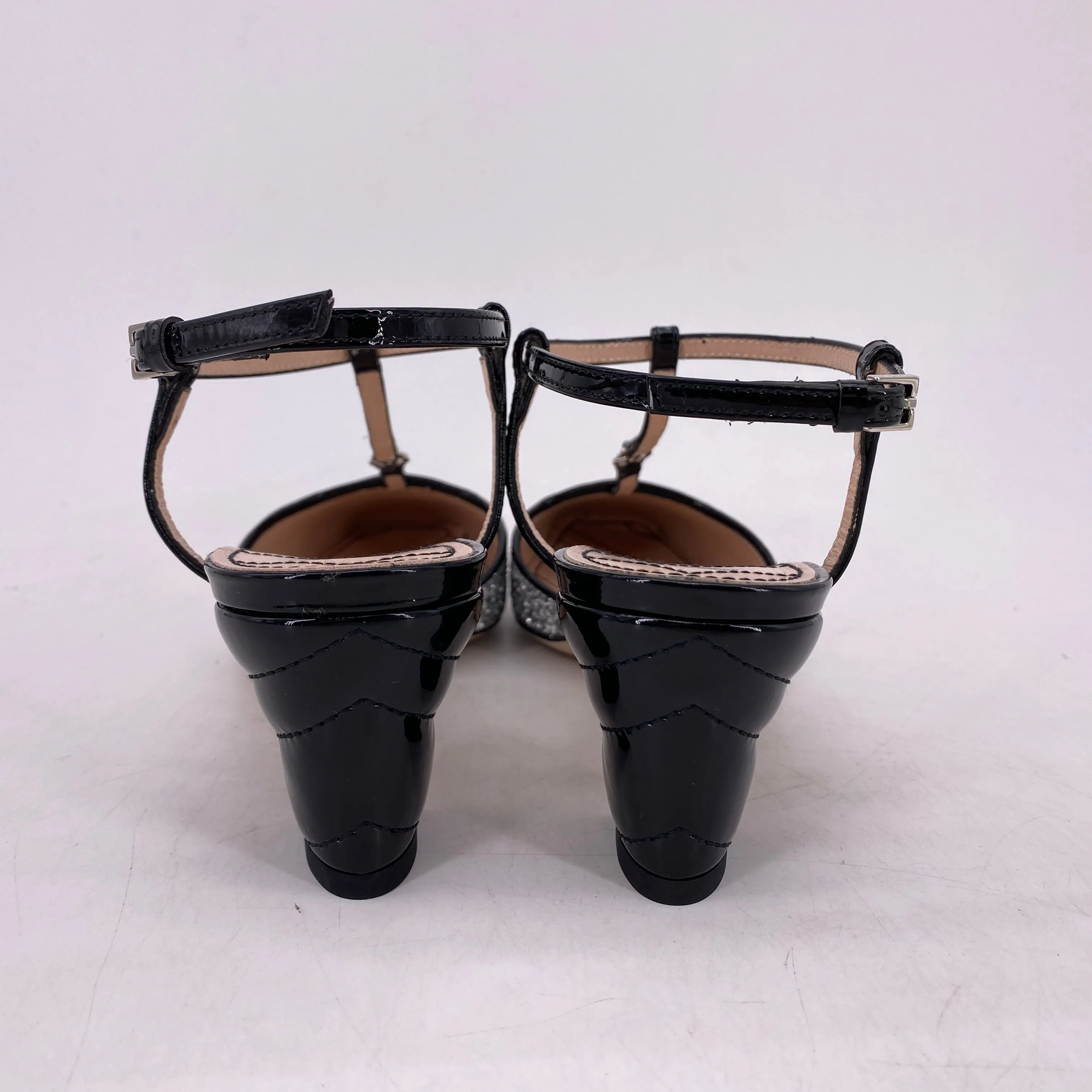 Gucci Heels "Marmont Glitter Patent"  New Size 36.5
