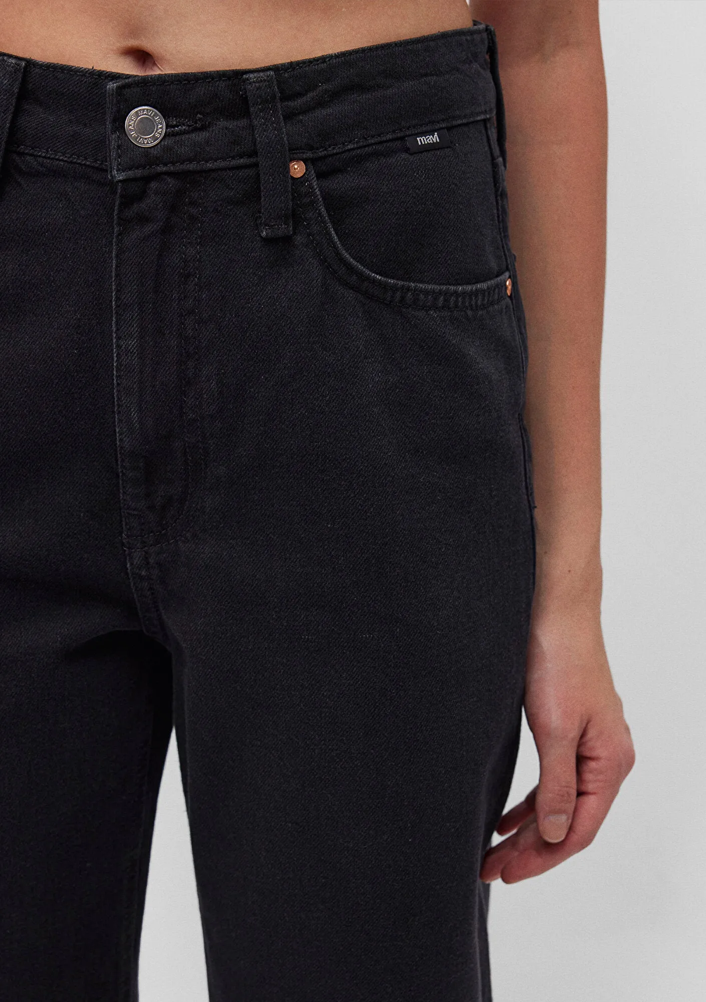 Happy Dark Smoke Denım Jean Pants