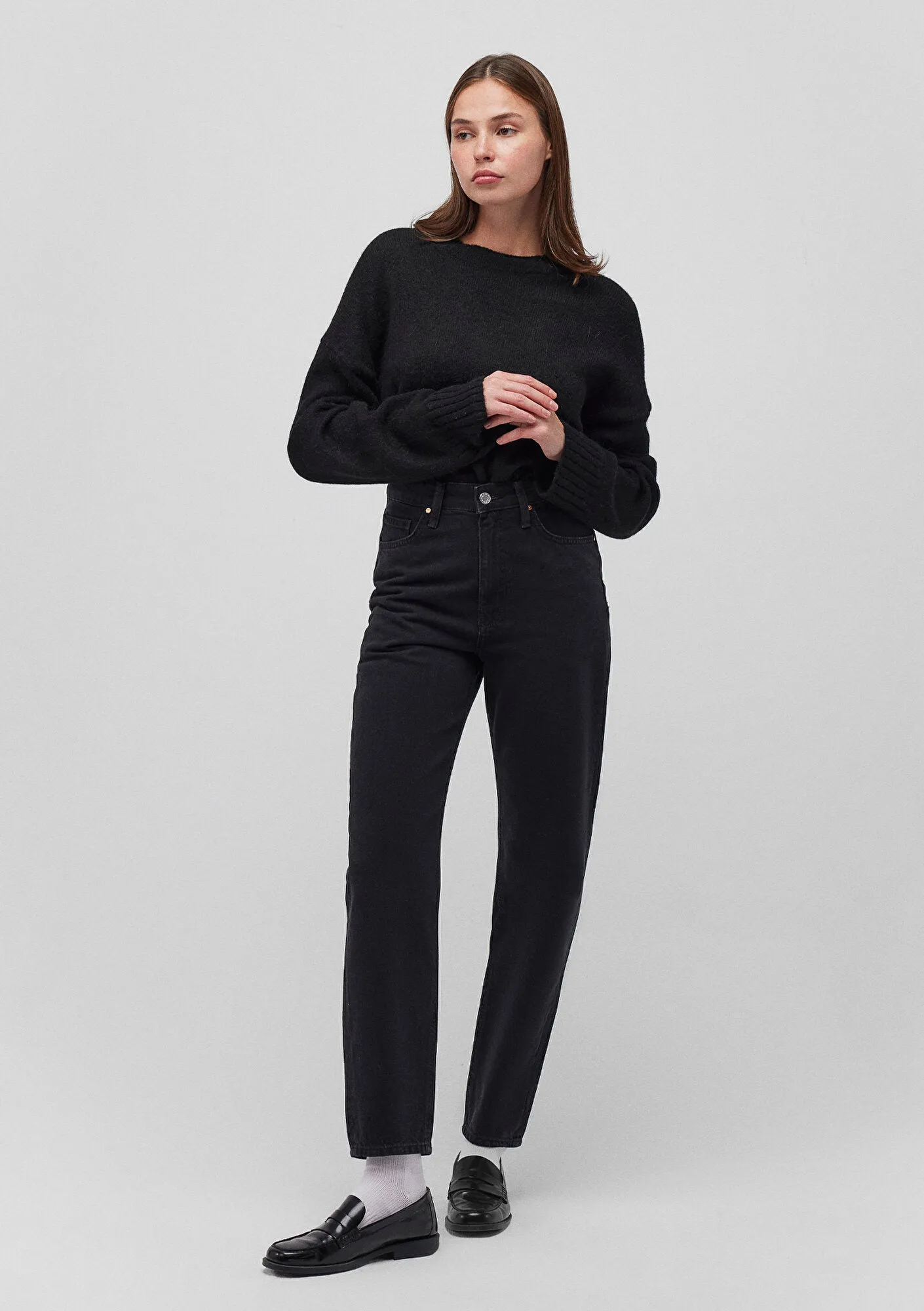 Happy Dark Smoke Denım Jean Pants