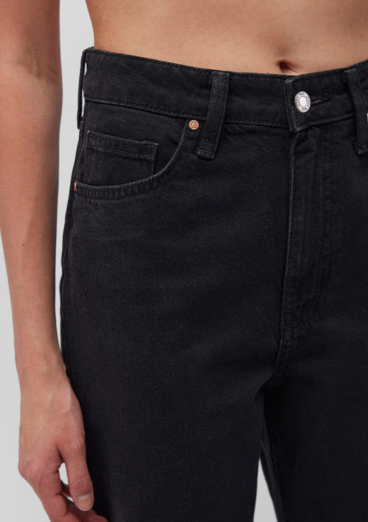Happy Dark Smoke Denım Jean Pants
