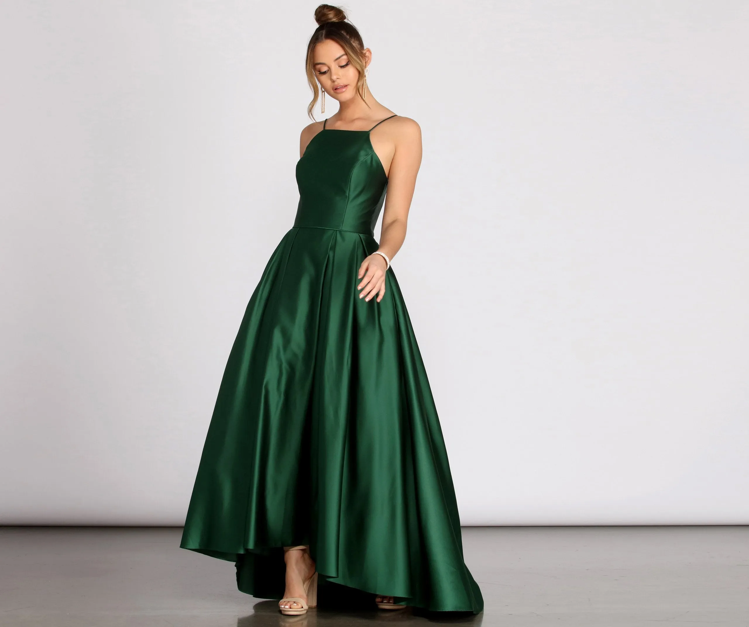 Harper Formal Stylish Satin Ball Gown