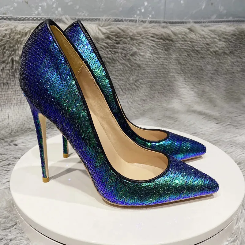 High-heeled shoes high-heeled pointed toe shoes for women