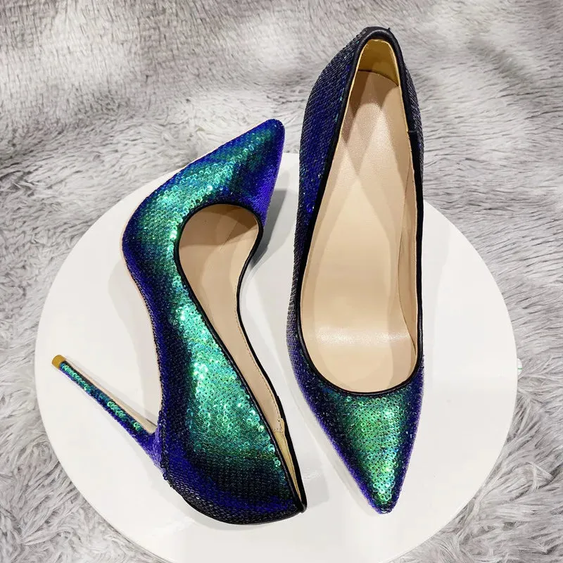 High-heeled shoes high-heeled pointed toe shoes for women