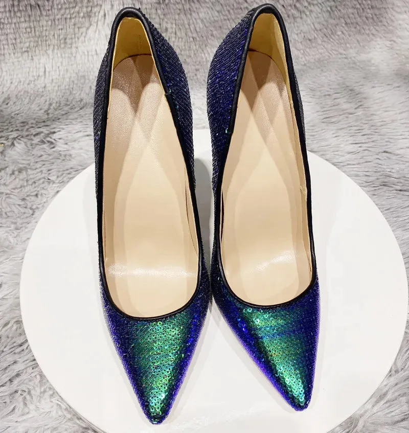 High-heeled shoes high-heeled pointed toe shoes for women