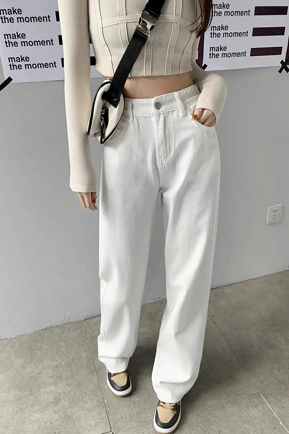 High Waist Comfort Colors Long Jeans Pants