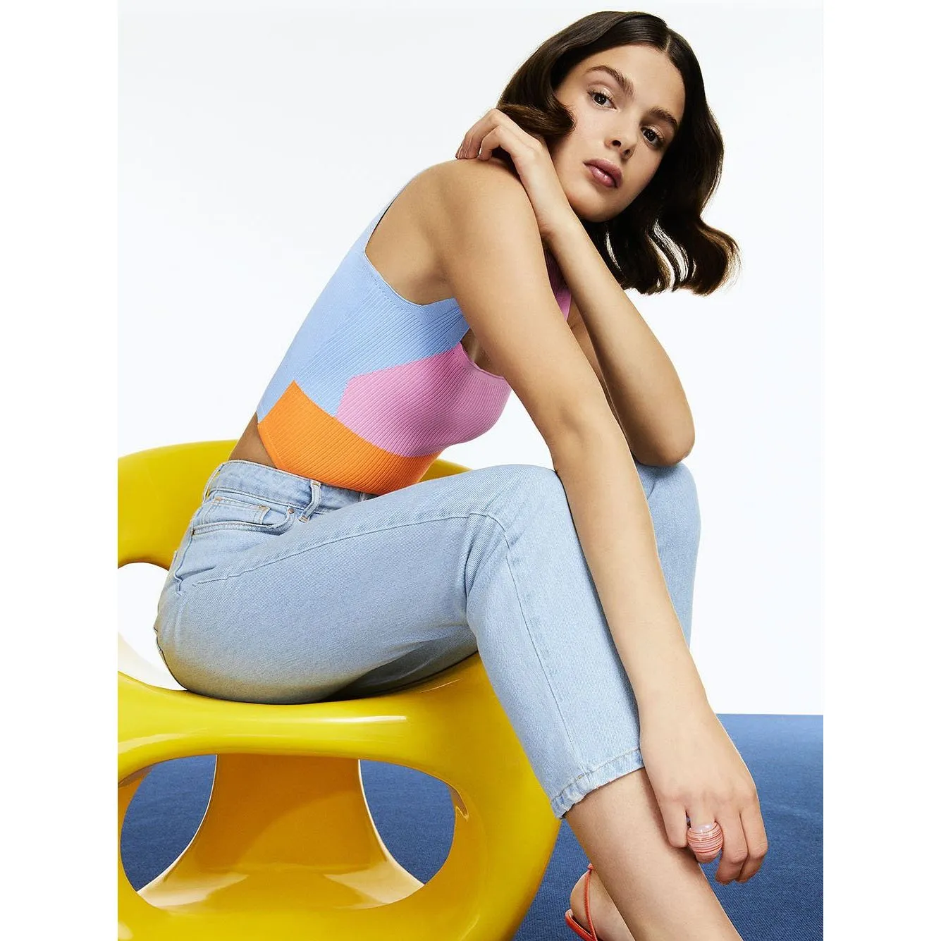 High-Waisted Mom Jeans