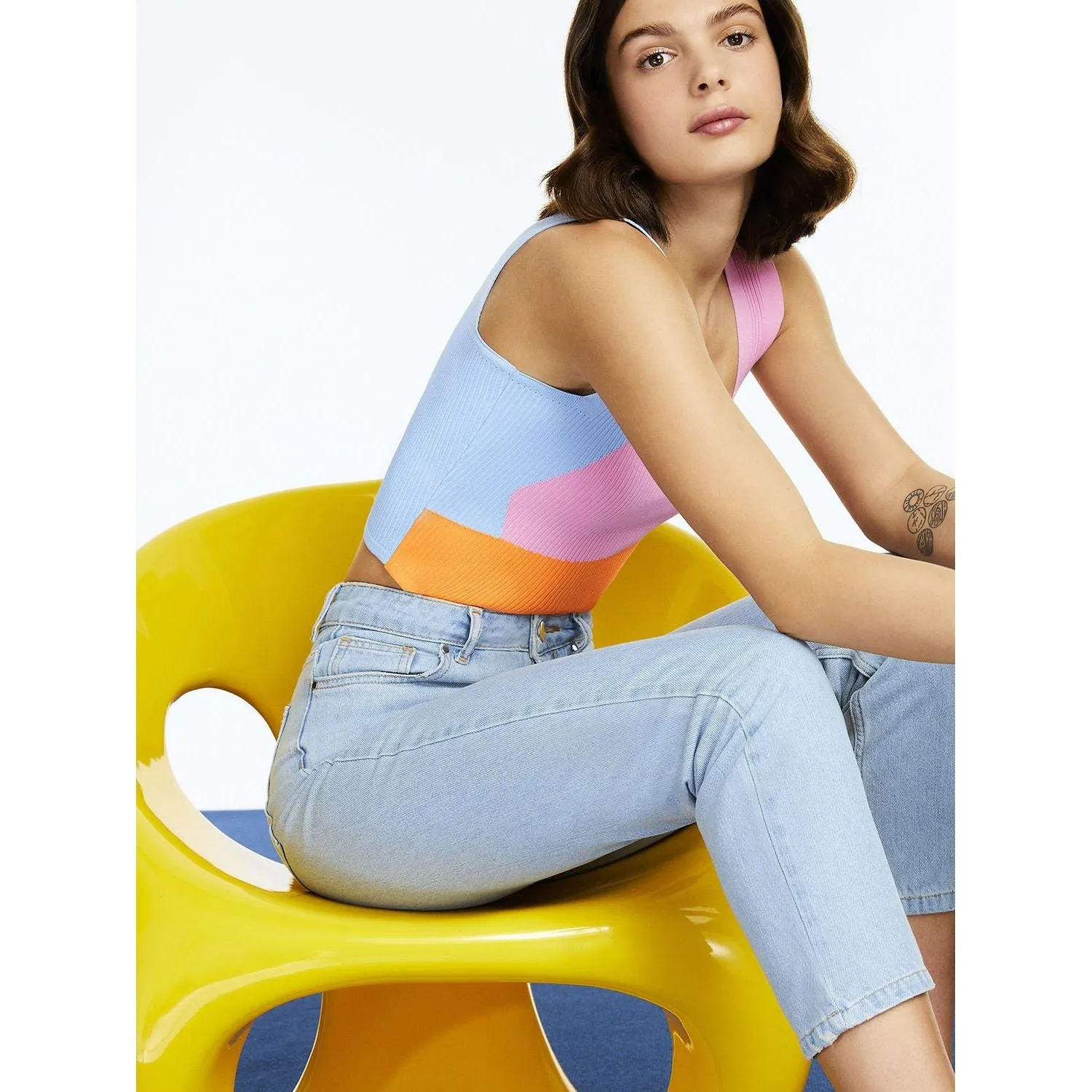 High-Waisted Mom Jeans