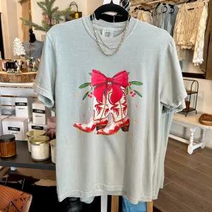 Holly Berry Boots Graphic
