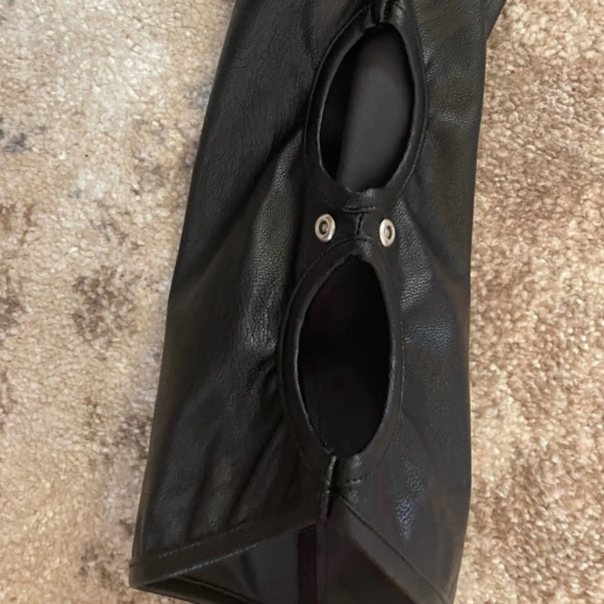 I.AM.GIA Black Cirdan Leather Pants Size XS NWT
