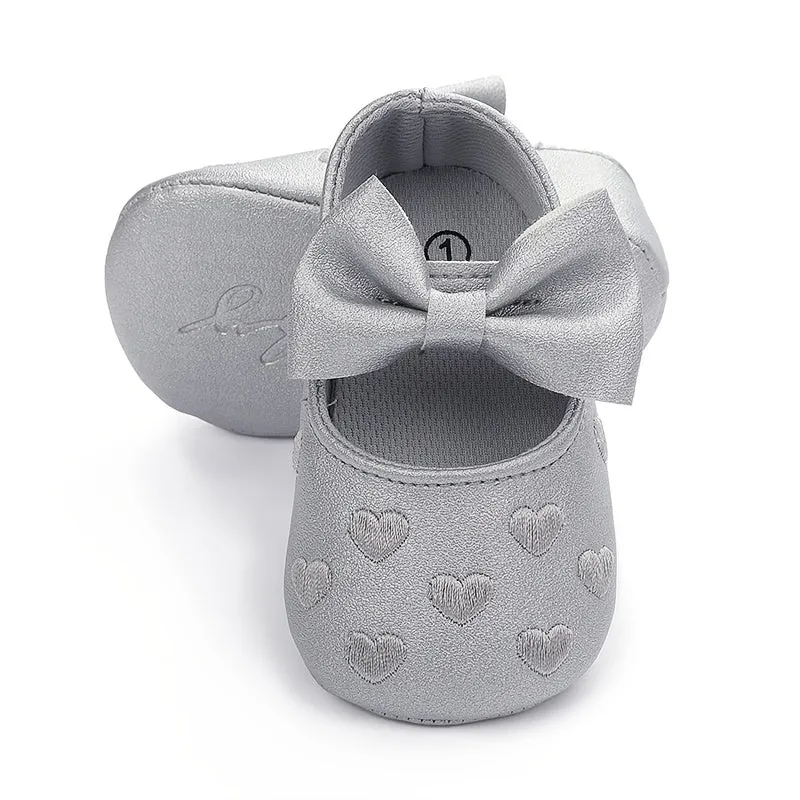 Infant Baby Girls Soft-Soled Anti-Slip Prewalker Shoes