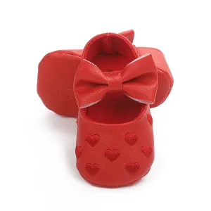 Infant Baby Girls Soft-Soled Anti-Slip Prewalker Shoes