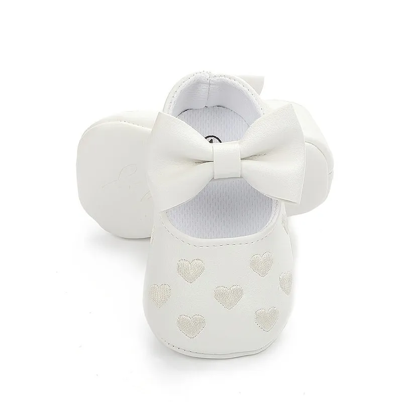 Infant Baby Girls Soft-Soled Anti-Slip Prewalker Shoes