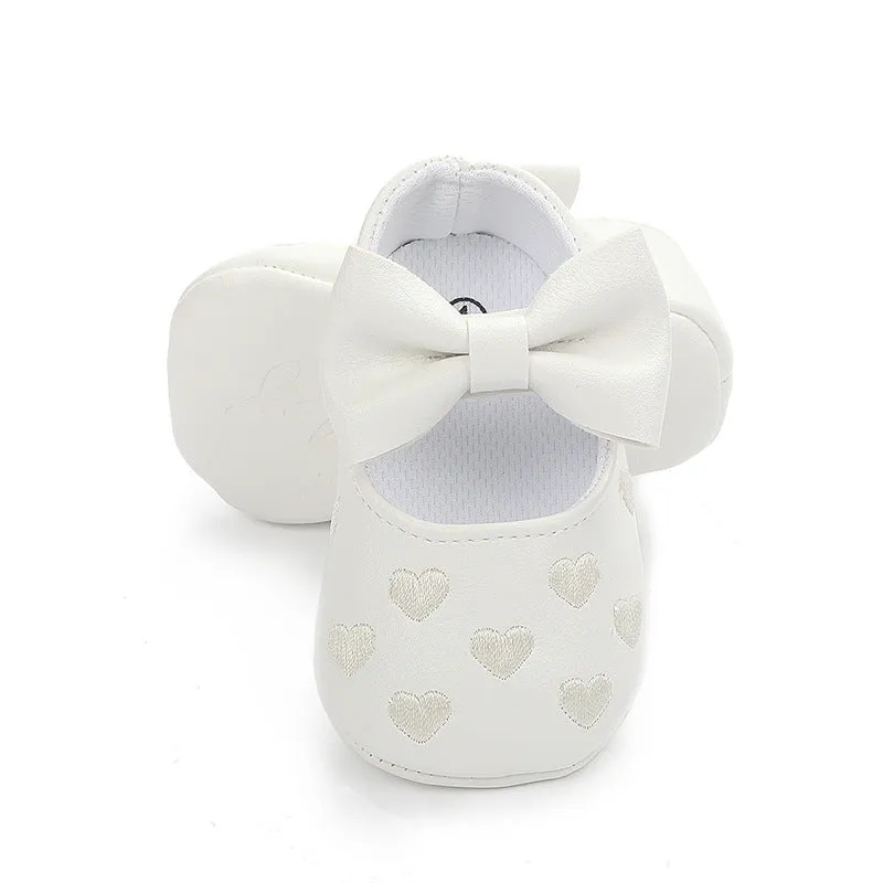 Infant Baby Girls Soft-Soled Anti-Slip Prewalker Shoes