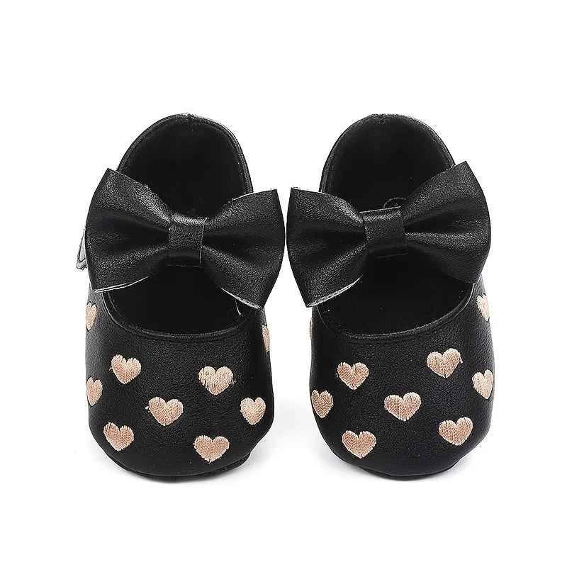 Infant Baby Girls Soft-Soled Anti-Slip Prewalker Shoes