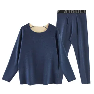 INSTOCK - Wool silk thermal underwear thickened men's suit