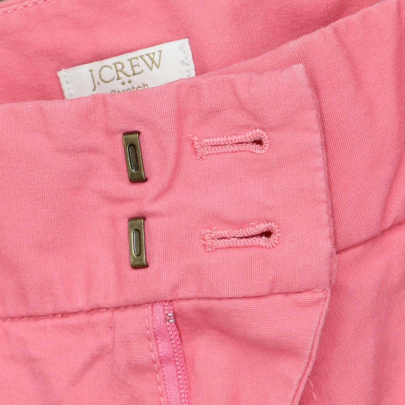 J. Crew Womens Frankie Stretch Khaki Pants 167058cc2388e9 Pink 6