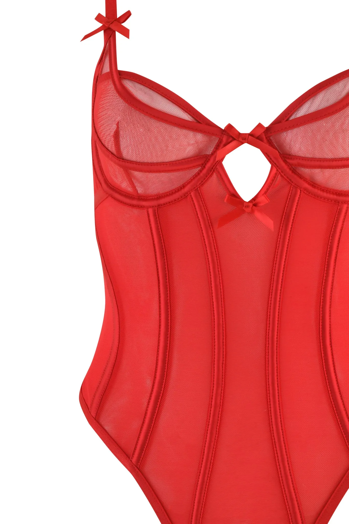 JACQUELINE BODYSUIT - RED