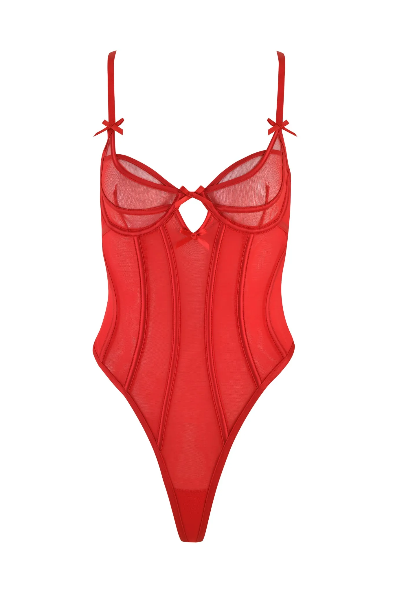 JACQUELINE BODYSUIT - RED
