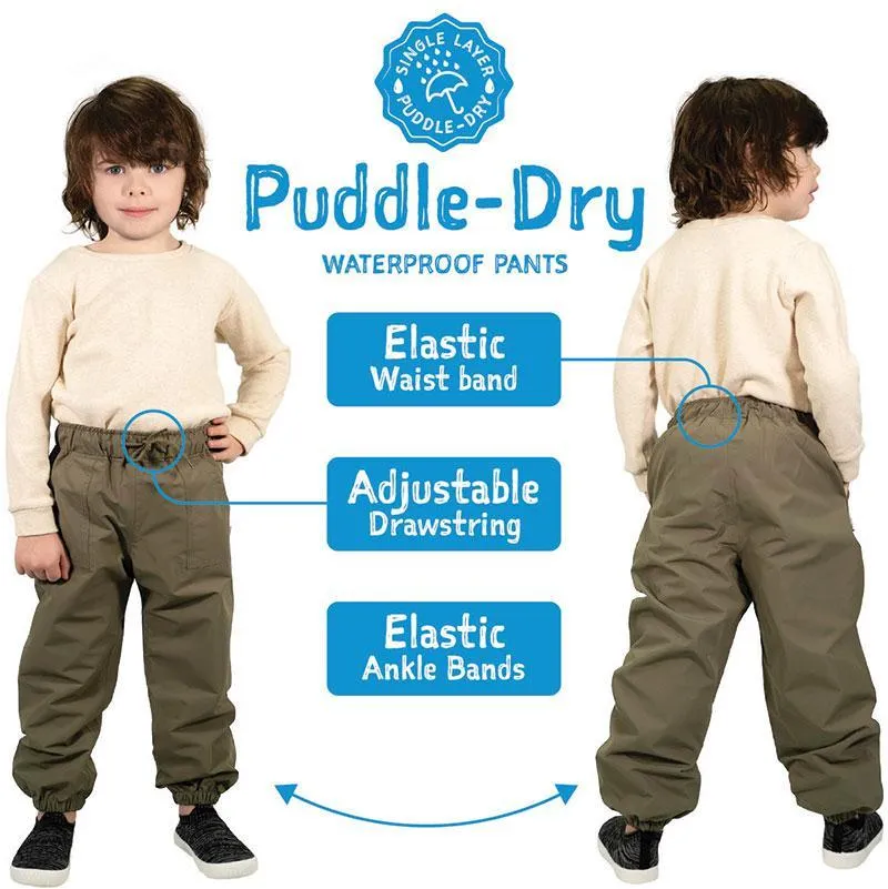 Jan & Jul Puddle-Dry Rain Pants - Black