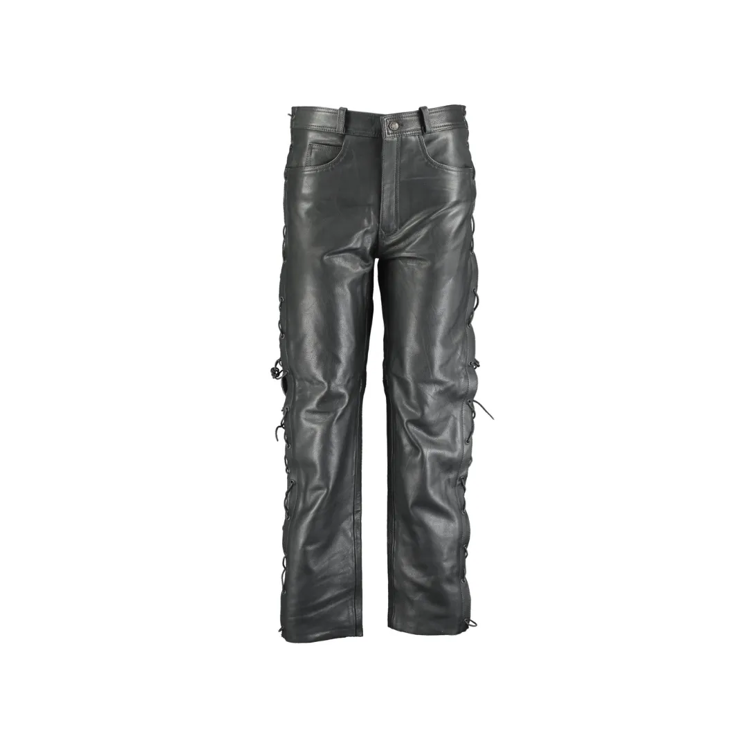 Jean Style Leather Pants Trousers