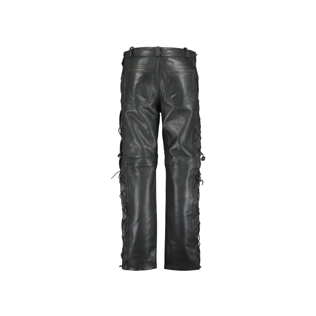 Jean Style Leather Pants Trousers