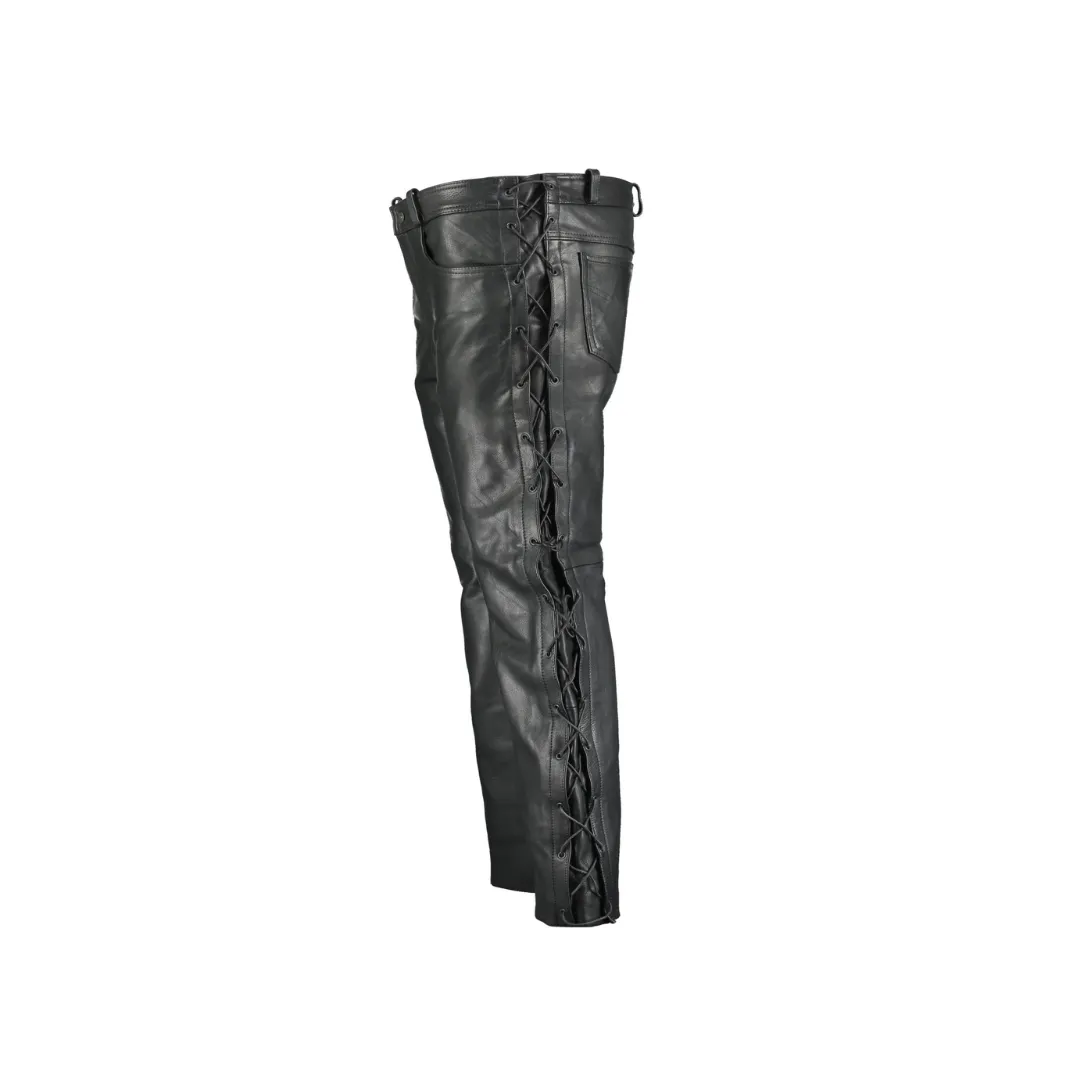 Jean Style Leather Pants Trousers