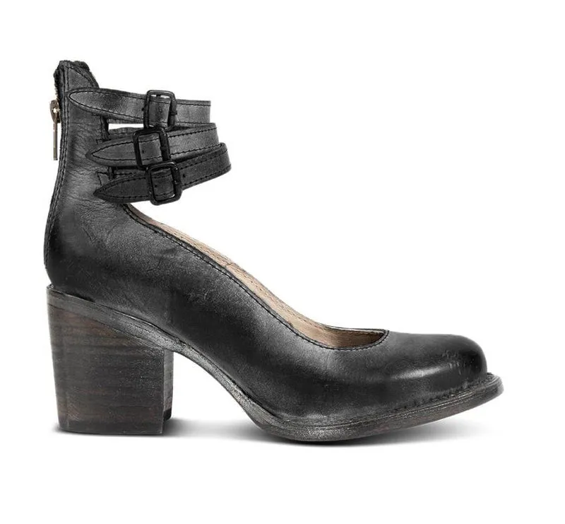 Jennifer™ | Vintage Inspired Ankle Strap Heels