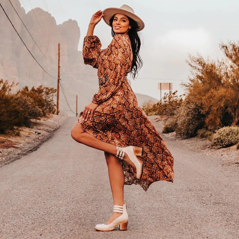 Jennifer™ | Vintage Inspired Ankle Strap Heels