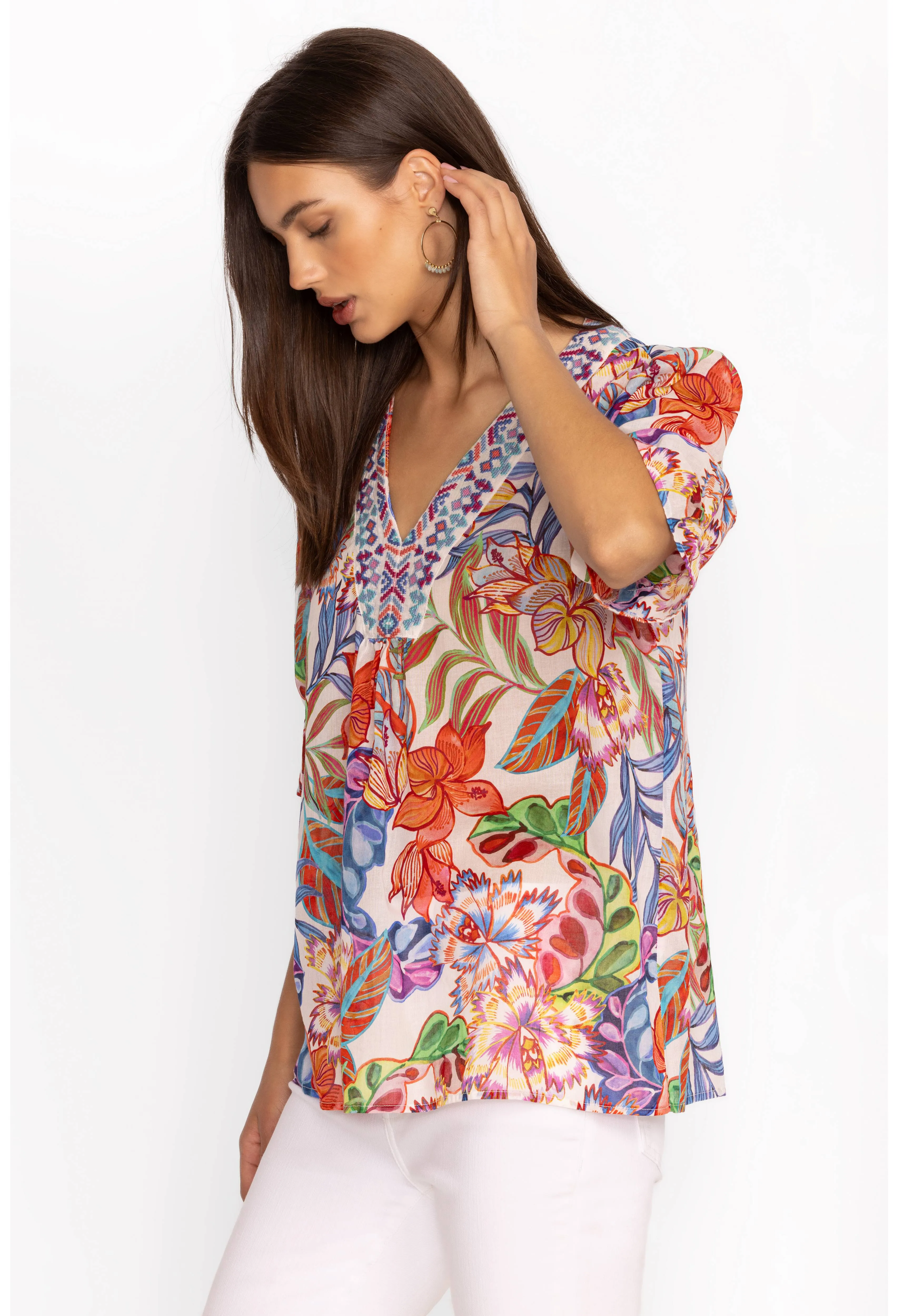 Johnny Was Easy Field Blouse