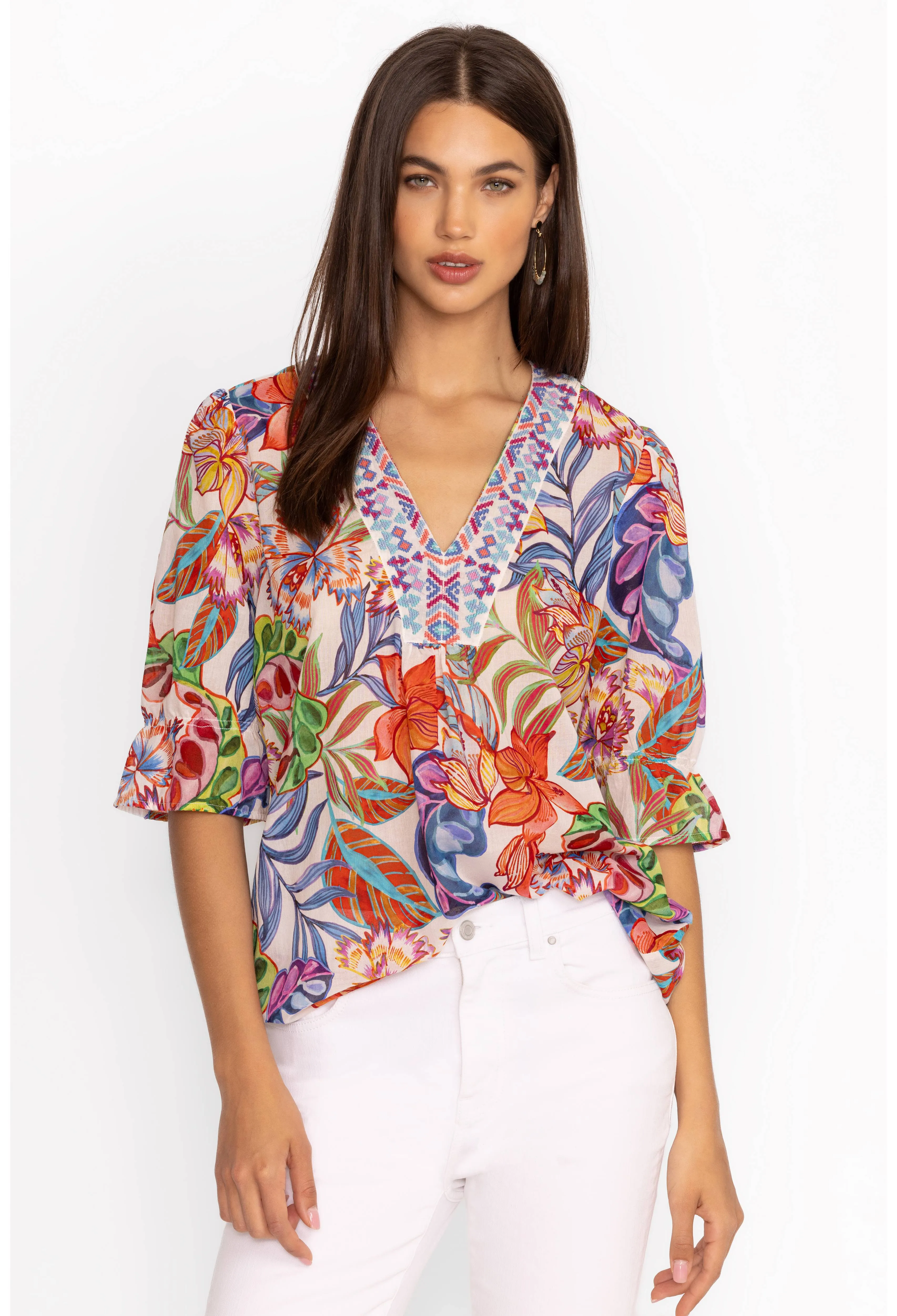 Johnny Was Easy Field Blouse