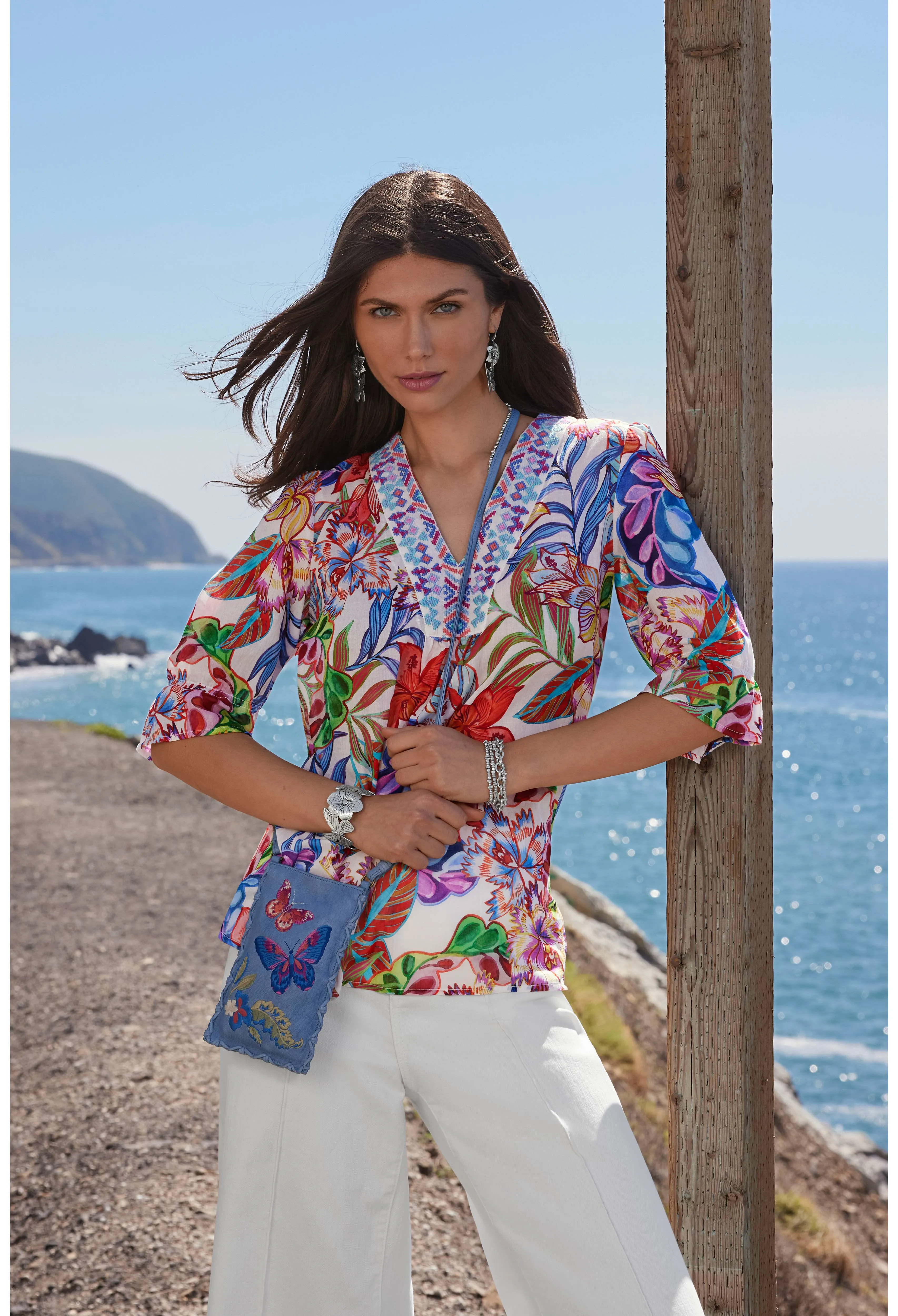 Johnny Was Easy Field Blouse